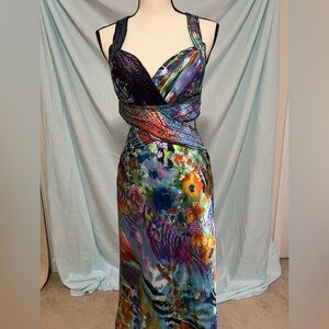 Beaded Sequin Floral Print Gown created by Hailey Logan for Adrianna Papell